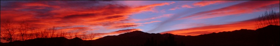 Pikes Peak at sunset
