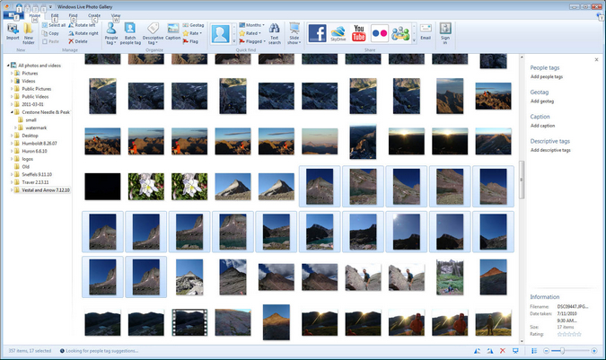 Windows Photo Gallery Live Panoramic Tutorial