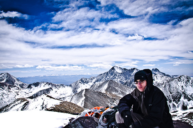 Ethan on California Peak summit