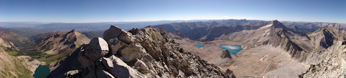 Capitol Lake below K2 panoramic