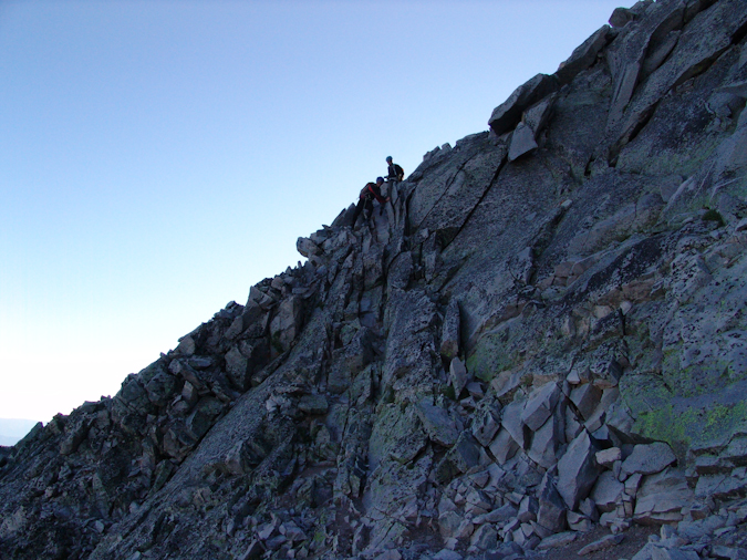 Downclimbing K2