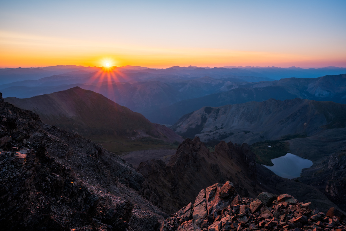 Sunrise from Cathedral Peak