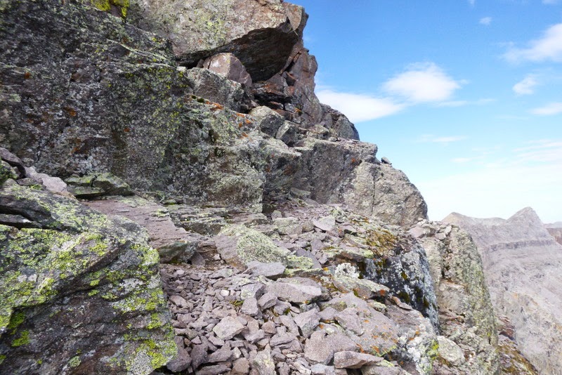 Route on west face