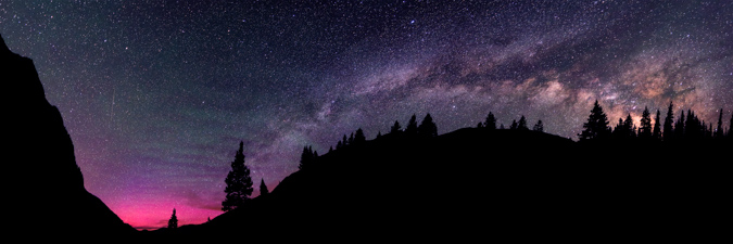 Northern Lights and the Milky Way - Colorado style