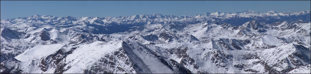 Snow-covered Elk Mountains