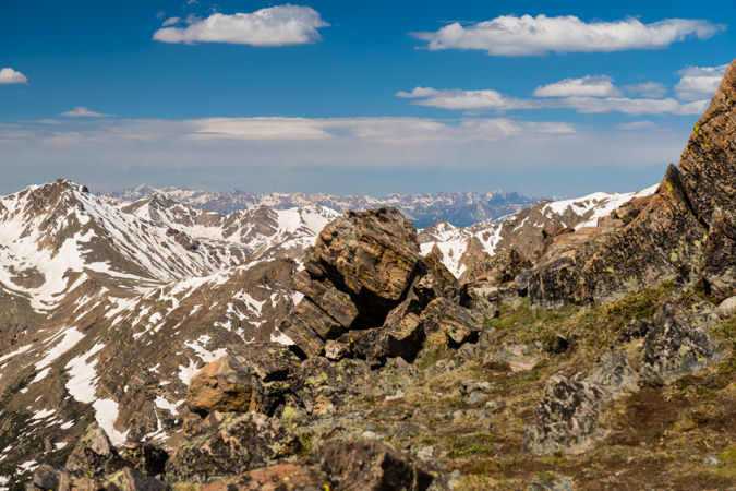 Elk Mountains from Mount Massive