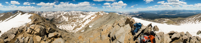 Mount Massive 360 panorama