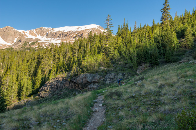 Mount Massive trail turn-off