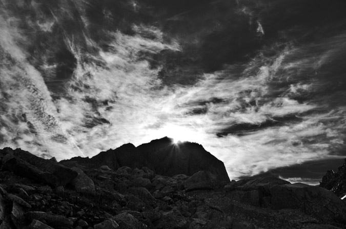 Gladstone Peak Black and White