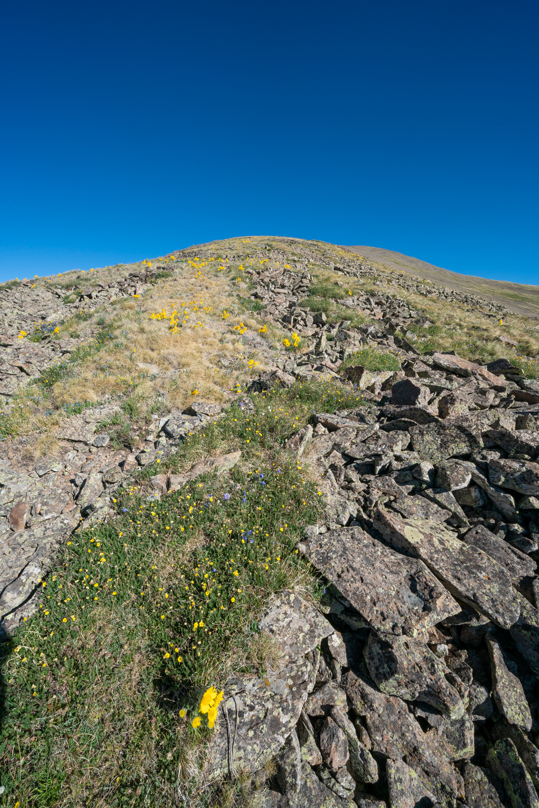 Ascending San Luis Peak