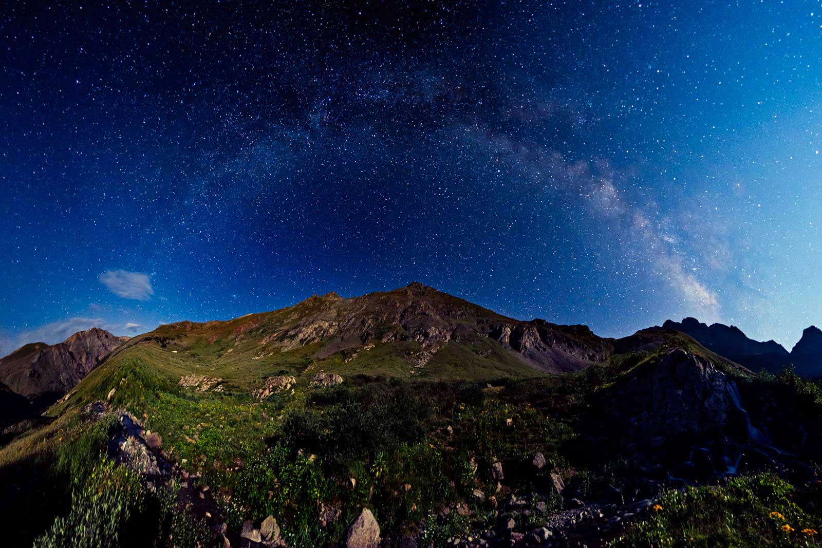 Milky Way panorama at American Basin