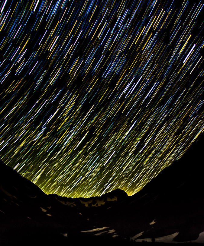 Star Trails Above Navajo Lake